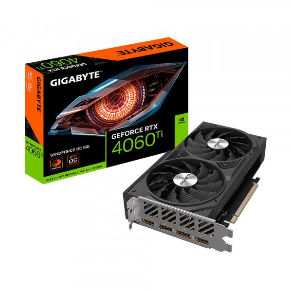 Card màn hình Gigabyte GeForce RTX 4060Ti WINDFORCE OC 16GB GDDR7