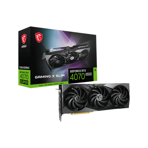 Card màn hình MSI GeForce RTX 4070 SUPER 12G GAMING X SLIM
