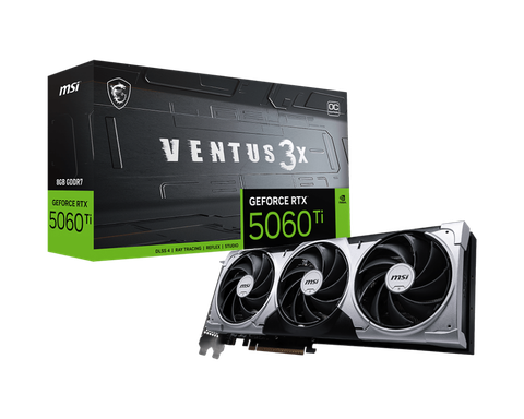 VGA MSI GeForce RTX 5060Ti Ventus 3X OC 16GB GDDR7