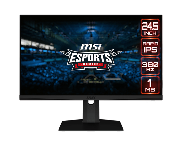 LCD 25 IN MSI ESPORT GAMING G253PF (24.5 INCH/1920X1080/380HZ/IPS/1ms/G--SYNC Compatible) PHẰNG NEW
