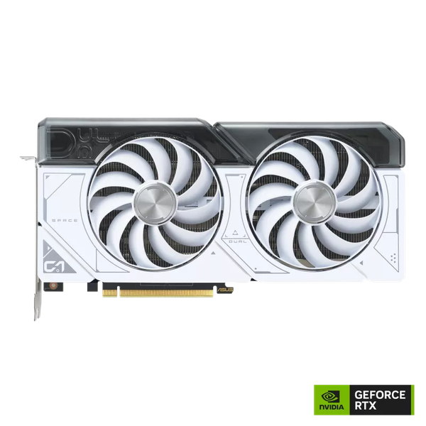 Card màn hình ASUS Dual GeForce RTX 4070 Super White OC Edition 12GB GDDR6X (DUAL-RTX4070S-O12G-WHITE)