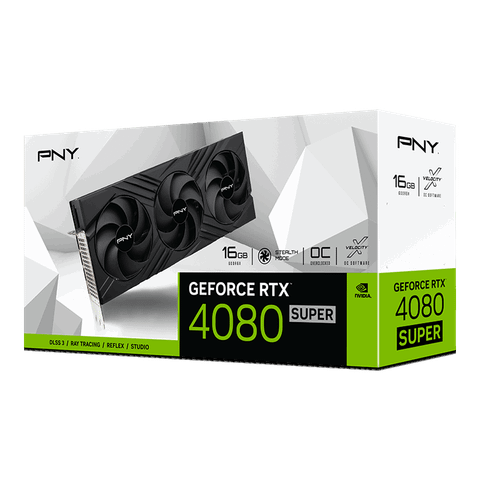 Card màn hình PNY GeForce RTX 4080 SUPER 16GB DDR6 OC VERTO 3 FAN