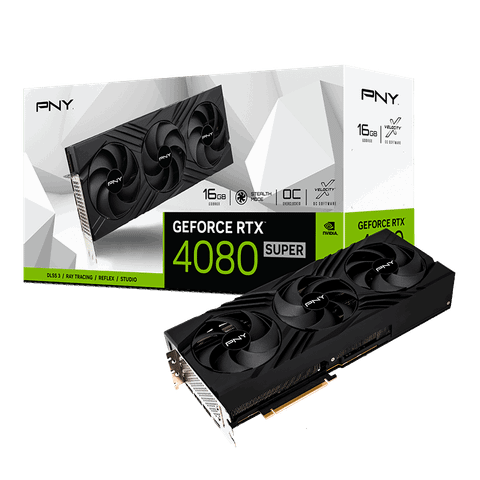 Card màn hình PNY GeForce RTX 4080 SUPER 16GB DDR6 OC VERTO 3 FAN