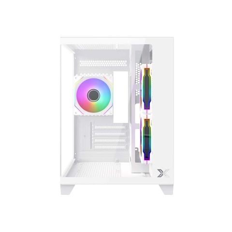 Vỏ case XIGMATEK AQUA M NANO 3F MATX Trắng/White ( Sẵn 3 Fan RGB )