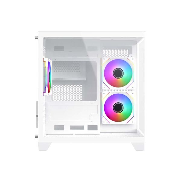 Vỏ case XIGMATEK AQUA M NANO 3F EN45509 ( Sẵn 3 Fan ) Trắng/White