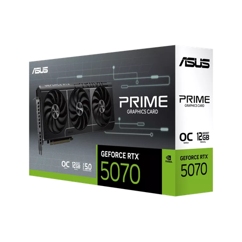 Card màn hình ASUS GeForce RTX 5070 PRIME OC X3 12GB GDDR7