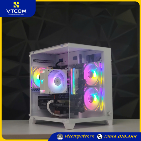 PC VTCOM x AQUA x TWIN ( Ryzen 7 5700X3D  / 16GB / 256GB / RTX 3060 8G )