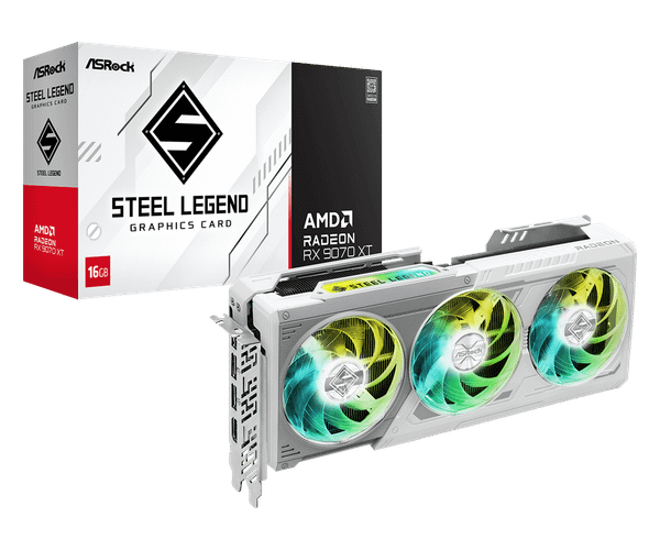 Card màn hình Asrock AMD Radeon RX 9070 XT Steal Legend 16GB