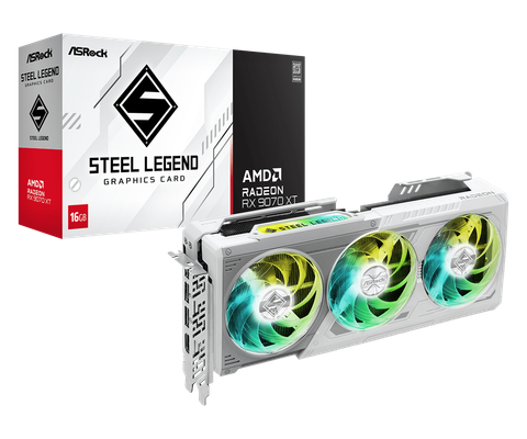 Card màn hình Asrock AMD Radeon RX 9070 XT Steal Legend 16GB