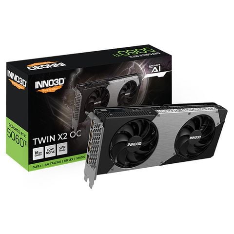 Card màn hình INNO3D GeForce RTX 5060Ti Twin X2 16GB