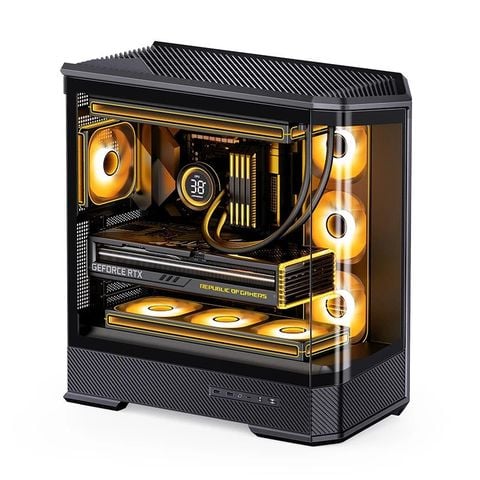 Vỏ Case Jonsbo D400 Đen/Black | E-ATX