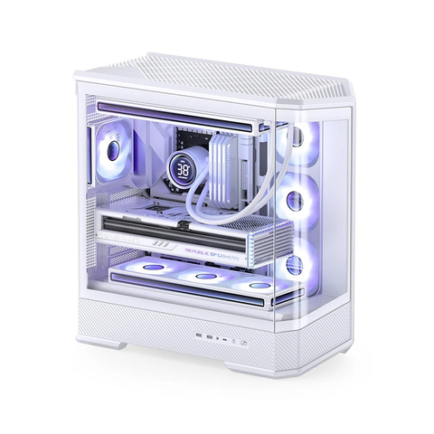 Vỏ Case Jonsbo D400 Trắng/White | E-ATX