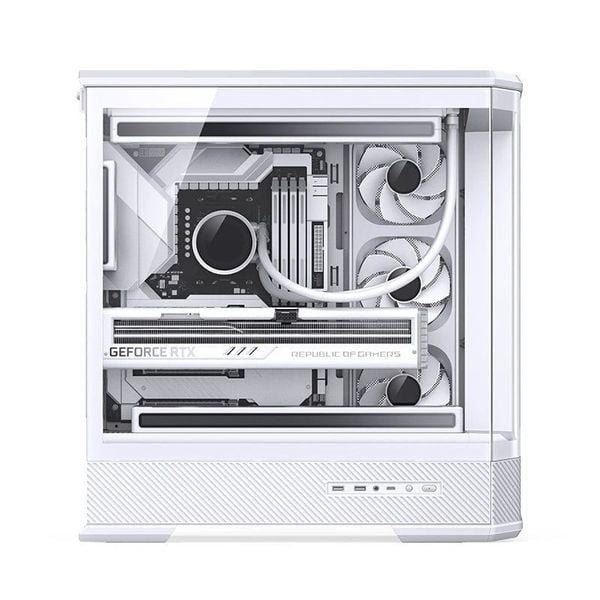 Vỏ Case Jonsbo D400 Trắng/White | E-ATX