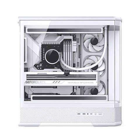 Vỏ Case Jonsbo D400 Trắng/White | E-ATX