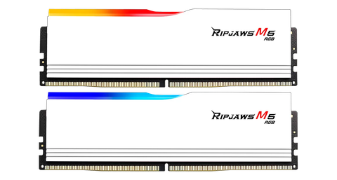 RAM DR5 32G BUSS 5200 GSKILL RIPJAWS M5 RGB (F5-5200J4040A 16GX2-RM5RW) TRẮNG