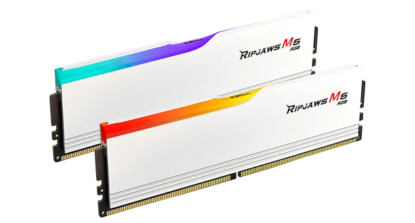 RAM DR5 32G BUSS 5200 GSKILL RIPJAWS M5 RGB (F5-5200J4040A 16GX2-RM5RW) TRẮNG