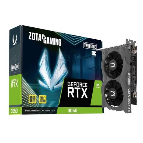 VGA ZOTAC GeForce RTX 3050 Twin Edge 2 Fan OC 6GB