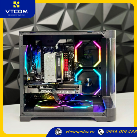 PC VTCOM x AQUANAUT x TWIN ( I5 12400F / 16GB / 512GB / RTX 3060 12GB )
