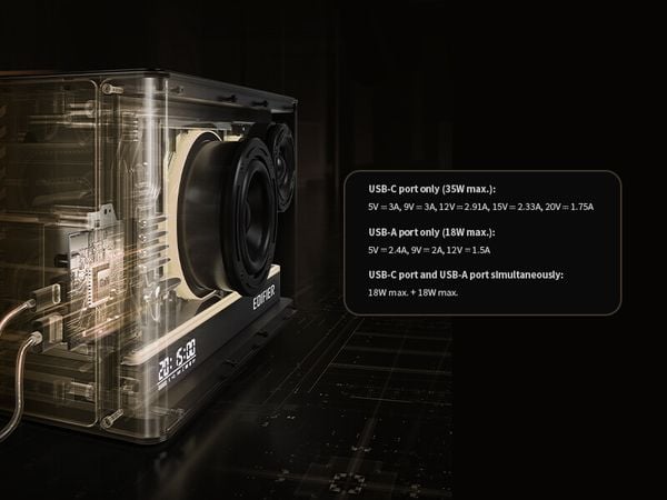 LOA BLUETOOTH EDIFIER QD35 MÀU ĐEN NEW