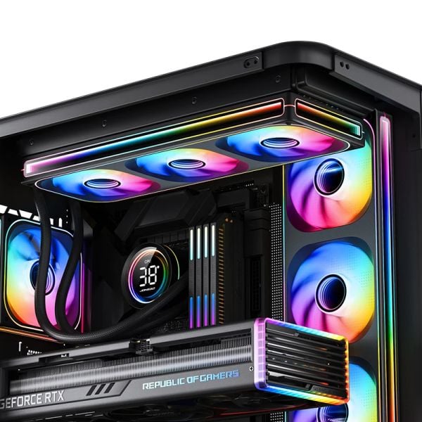 Fan Case Jonsbo ZB-240B Xuôi - Đen/Black