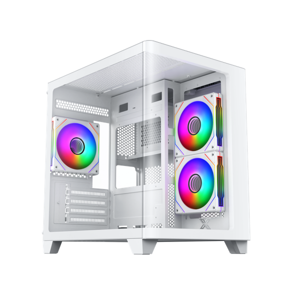 Vỏ Case Xigmatek Pano M Nano 3GF Trắng/White | Micro ATX