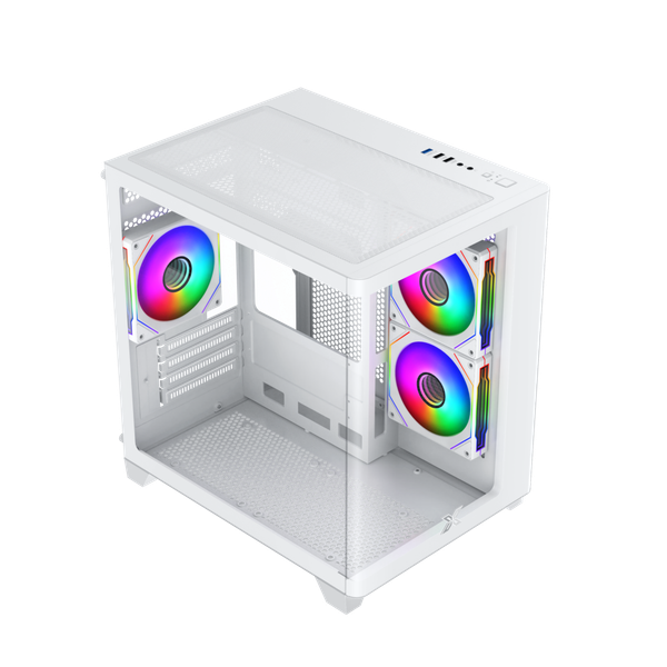 Vỏ Case Xigmatek Pano M Nano 3GF Trắng/White | Micro ATX