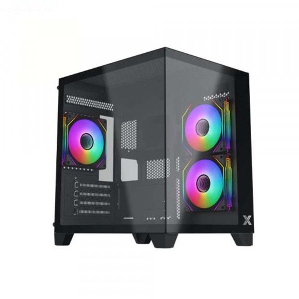 Vỏ case XIGMATEK AQUA M NANO 3F EN45509 ( Sẵn 3 Fan ) Đen/Black
