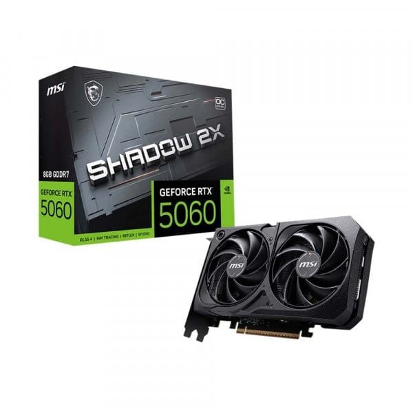 Card màn hình MSI GeForce RTX 5060 SHADOW OC 2X 8GB