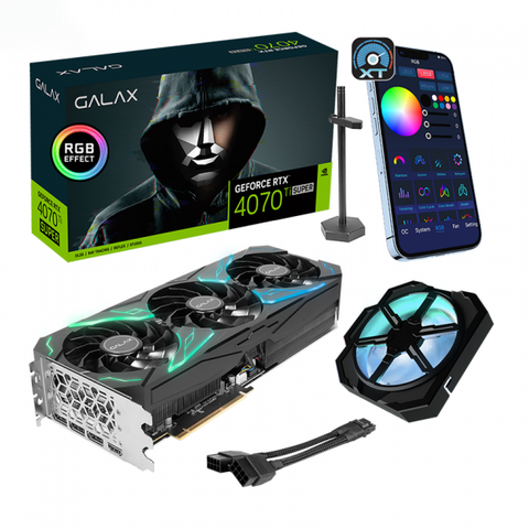 Card màn hình Galax GeForce RTX 4070Ti Super SG 1CLICK OC 16GB GDDR7