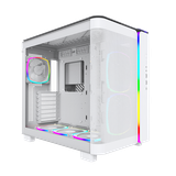 CASE MONTECH KING 95 PRO WHITE ARGB (CAKING95PROWHMT) ( KÈM 6 FAN ) NEW