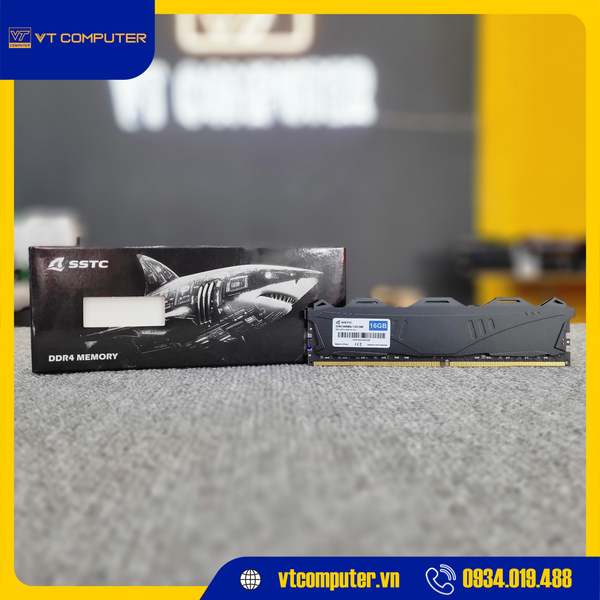 RAM SSTC Tản Nhiệt 16GB (1x16GB) 3200Mhz DDR4 Black