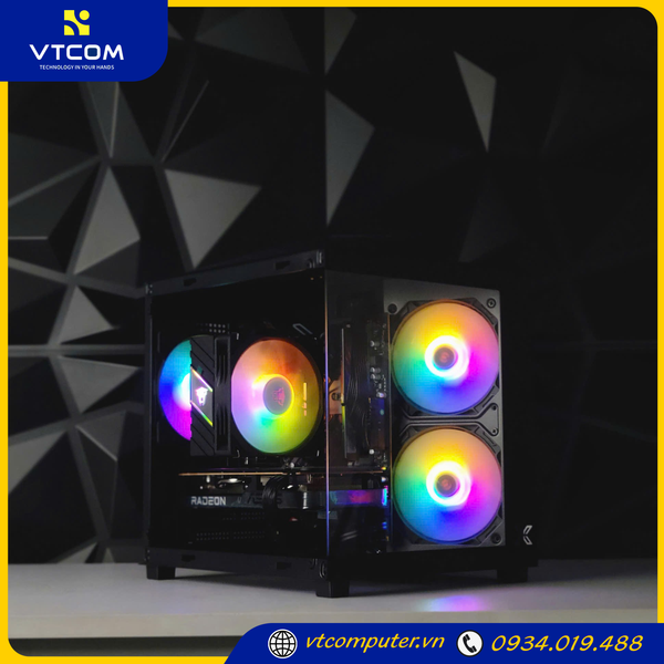 PC VTCOM x NANO x DUAL ( i5 13400F / 16GB / 256GB / RX 6600 8GB )