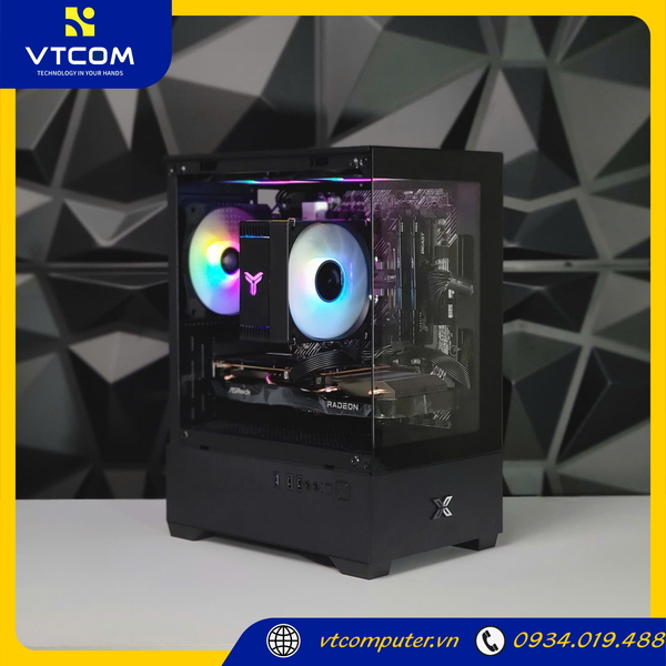 PC VTCOM x ALPHARD x CHALLENGER ( RYZEN 7 5700X3D / 16GB (8GBX2) / 256GB / RX 6600 8GB )