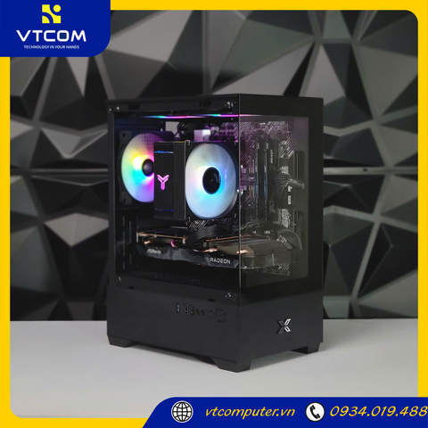 PC VTCOM x ALPHARD x CHALLENGER ( RYZEN 7 5700X3D / 16GB (8GBX2) / 256GB / RX 6600 8GB )