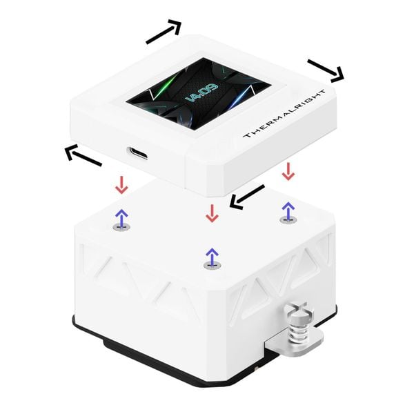 Tản nhiệt AIO THERMALRIGHT FROZEN WARFRAME SE 240 Trắng/White