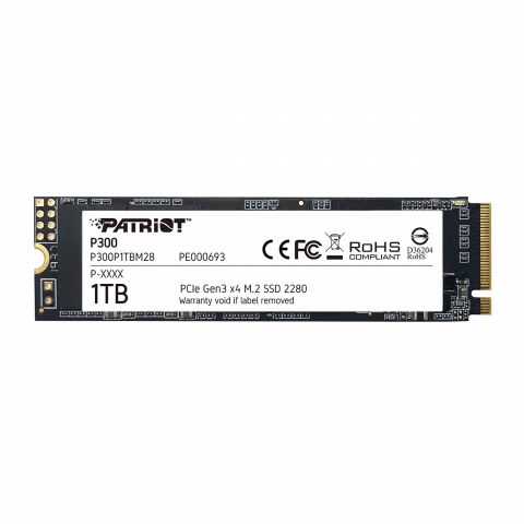 Ổ cứng SSD PATRIOT P300 1TB M.2 NVMe Gen 3 ( P300P1TBM28 )