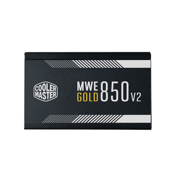 Nguồn máy tính COOLERMASTER 850W MWE V2 80 Plus Gold Non Modular 850W Đen/Black