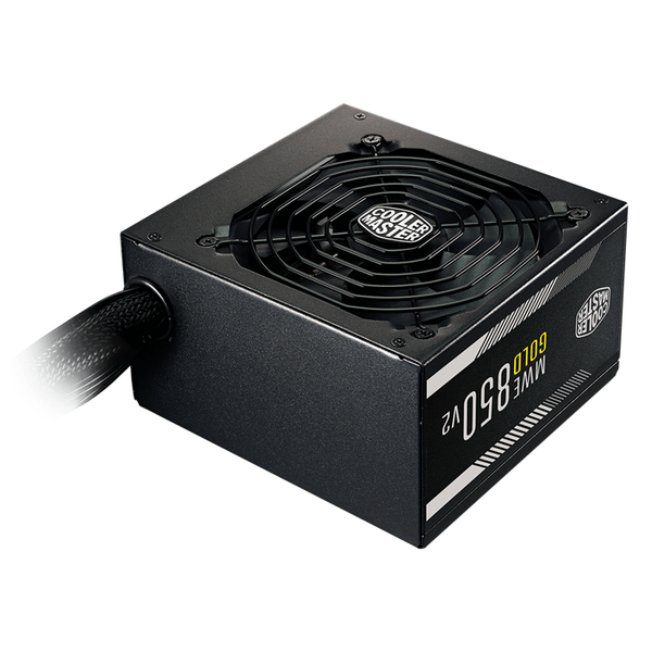 Nguồn máy tính COOLERMASTER 850W MWE V2 80 Plus Gold Non Modular 850W Đen/Black