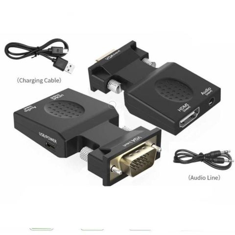 Cáp chuyển VGA To HDMI có Audio