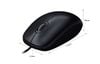 Chuột có dây Logitech B100 Đen/Black