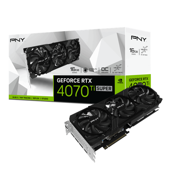 Card màn hình PNY GeForce RTX 4070Ti Super VERTO OC 16GB (VCG4070TS16TFXPB1-O)