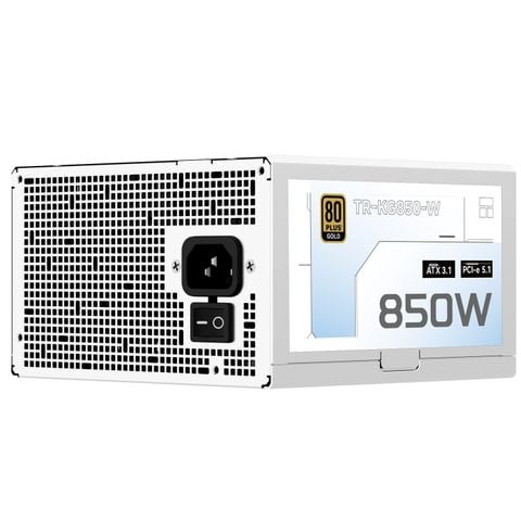 Nguồn máy tính THERMALRIGHT TR-KG850 850W 80 Plus Gold Trắng/White