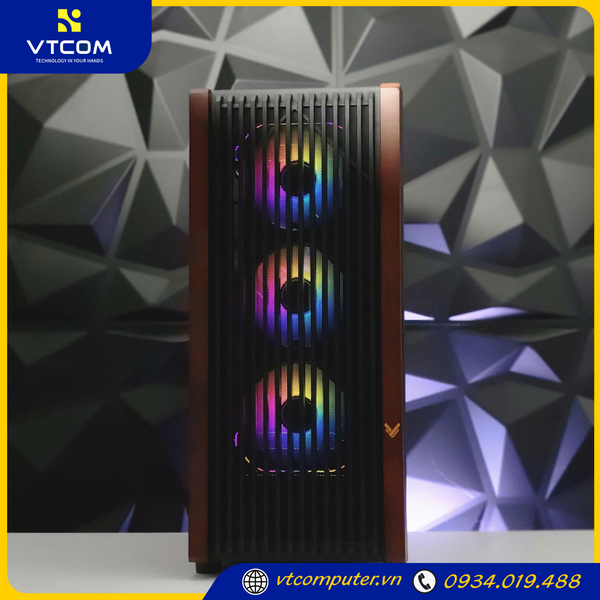PC VTCOM x WOONDEN x TWIN ( Ryzen 5 7500F / 16GB / 512GB / RTX 5070 12GB )