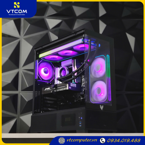 PC VTCOM x Pro Monitor x Twin ( i5 14600KF  / 16GB / 512GB / RTX 5060 8GB )