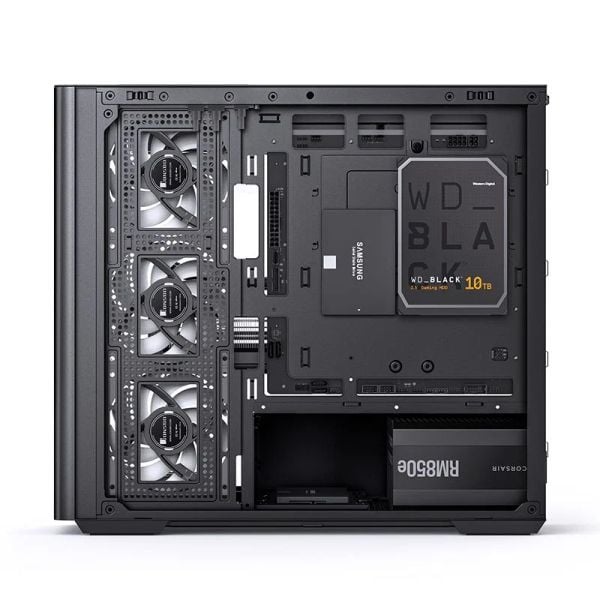 Vỏ Case Jonsbo D300 Đen/Black | Micro ATX