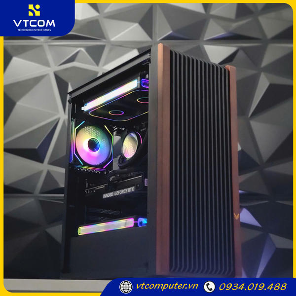 PC VTCOM x WOONDEN x TWIN ( Ryzen 5 7500F / 16GB / 512GB / RTX 5070 12GB )