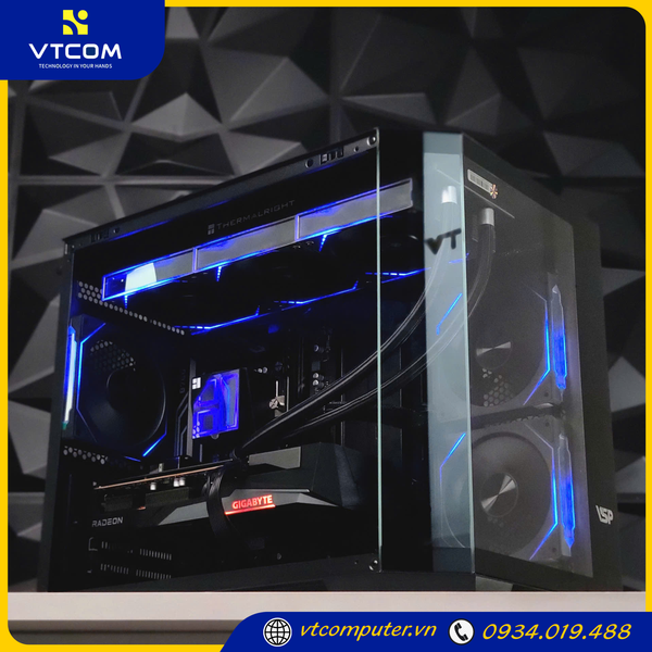 PC VTCOM x LUXURY x GAMING ( i5 14400F / 16GB / 256GB / RX 7600 8GB )