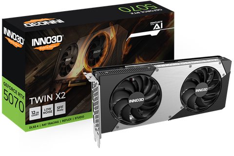 VGA INNO3D GeForce RTX 5070 Twin X2 12GB OC