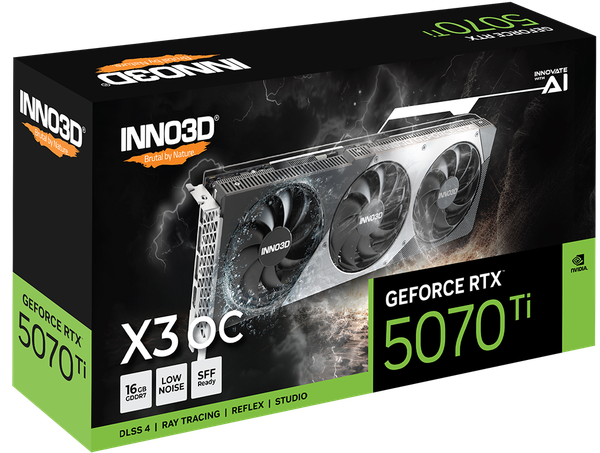 Card màn hình INNO3D GeForce RTX 5070Ti X3 16GB GDDR7