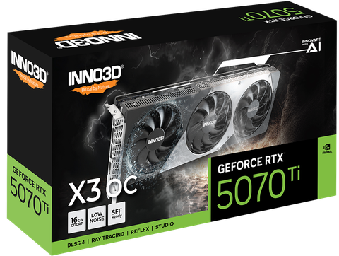 VGA INNO3D GeForce RTX 5070Ti X3 16GB GDDR7